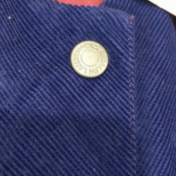 Ralph Lauren girls purple corduroy dress is 6-12 m - Picture 4 of 4